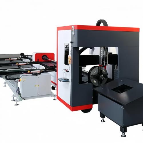 CNC fiber laser tube cutting machine